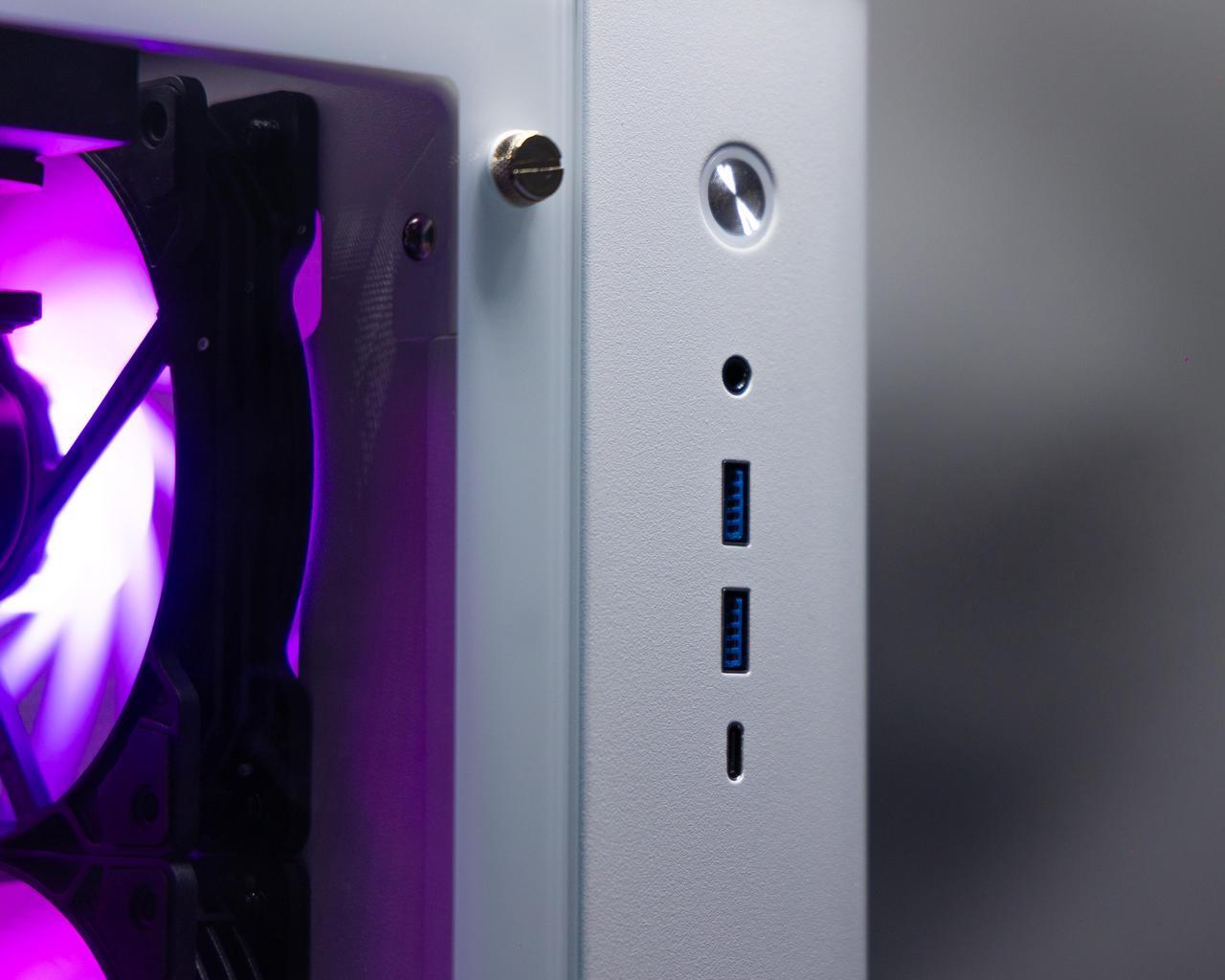 Alt view image 3 of 7 - Xidax X-6 Series AMD Ryzen 7 9800X3D (4.7GHz, up to 5.2GHz) , NVIDIA GeForce RTX 5070Ti 16GB, 2TB NVMe M.2 SSD, 32GB (2x16GB) RAM, Window 11 Home Onami White Gaming Desktop - Assembled & Serviced in Utah