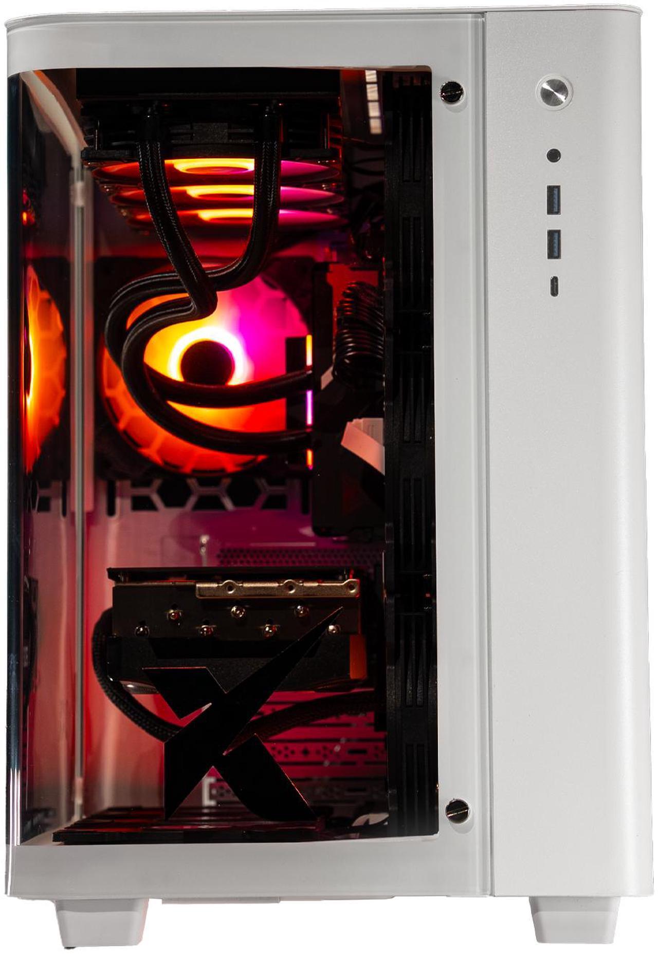 Alt view image 4 of 7 - Xidax X-6 Series AMD Ryzen 7 9800X3D (4.7GHz, up to 5.2GHz) , NVIDIA GeForce RTX 5070Ti 16GB, 2TB NVMe M.2 SSD, 32GB (2x16GB) RAM, Window 11 Home Onami White Gaming Desktop - Assembled & Serviced in Utah