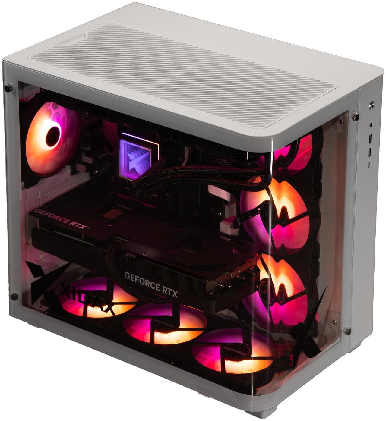 Alt view image 6 of 7 - Xidax X-6 Series AMD Ryzen 7 9800X3D (4.7GHz, up to 5.2GHz) , NVIDIA GeForce RTX 5070Ti 16GB, 2TB NVMe M.2 SSD, 32GB (2x16GB) RAM, Window 11 Home Onami White Gaming Desktop - Assembled & Serviced in Utah