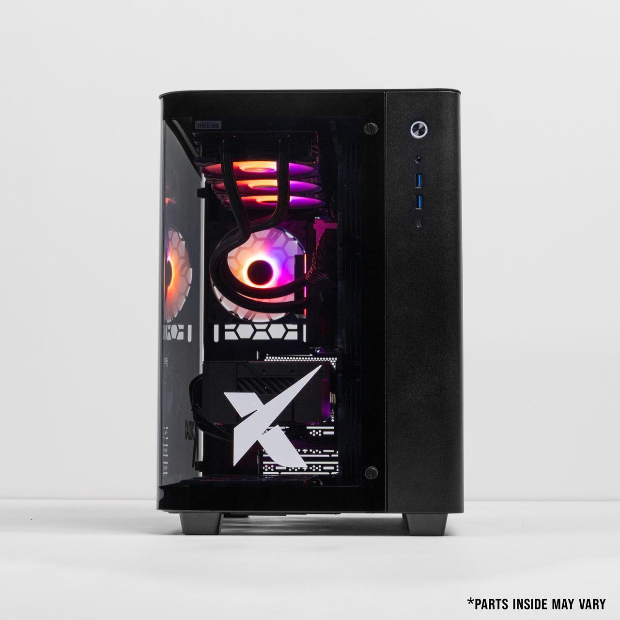 Alt view image 4 of 6 - Xidax X-6 Series AMD Ryzen 9 9800X3D (4.7Ghz, up to 5.2Ghz), AMD Radeon RX 9070XT 16GB, 2TB NVMe M.2 SSD, 32GB (2x16GB) RAM, Genuine Window 11 Home Onami Black Gaming Desktop - Assembled & Serviced