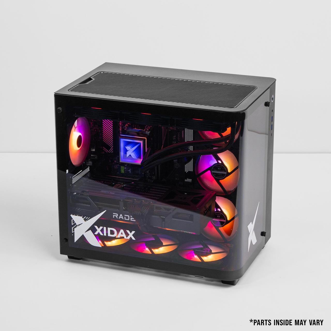 Alt view image 5 of 6 - Xidax X-6 Series AMD Ryzen 9 9800X3D (4.7Ghz, up to 5.2Ghz), AMD Radeon RX 9070XT 16GB, 2TB NVMe M.2 SSD, 32GB (2x16GB) RAM, Genuine Window 11 Home Onami Black Gaming Desktop - Assembled & Serviced