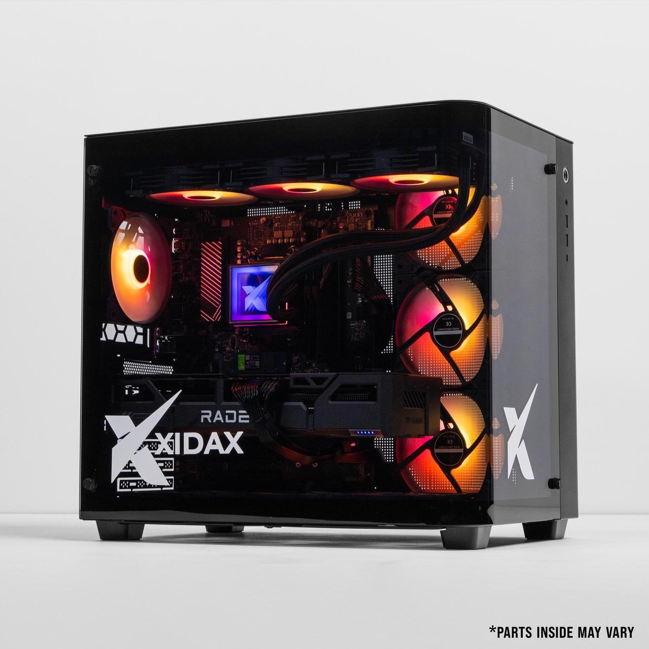 Alt view image 3 of 6 - Xidax X-6 Series AMD Ryzen 9 9800X3D (4.7Ghz, up to 5.2Ghz), AMD Radeon RX 9070XT 16GB, 2TB NVMe M.2 SSD, 32GB (2x16GB) RAM, Genuine Window 11 Home Onami Black Gaming Desktop - Assembled & Serviced