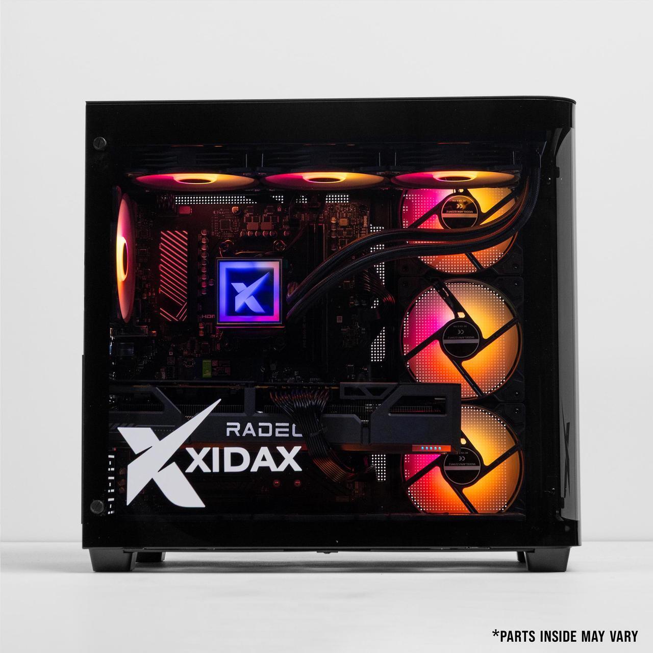 Alt view image 7 of 6 - Xidax X-6 Series AMD Ryzen 9 9800X3D (4.7Ghz, up to 5.2Ghz), AMD Radeon RX 9070XT 16GB, 2TB NVMe M.2 SSD, 32GB (2x16GB) RAM, Genuine Window 11 Home Onami Black Gaming Desktop - Assembled & Serviced