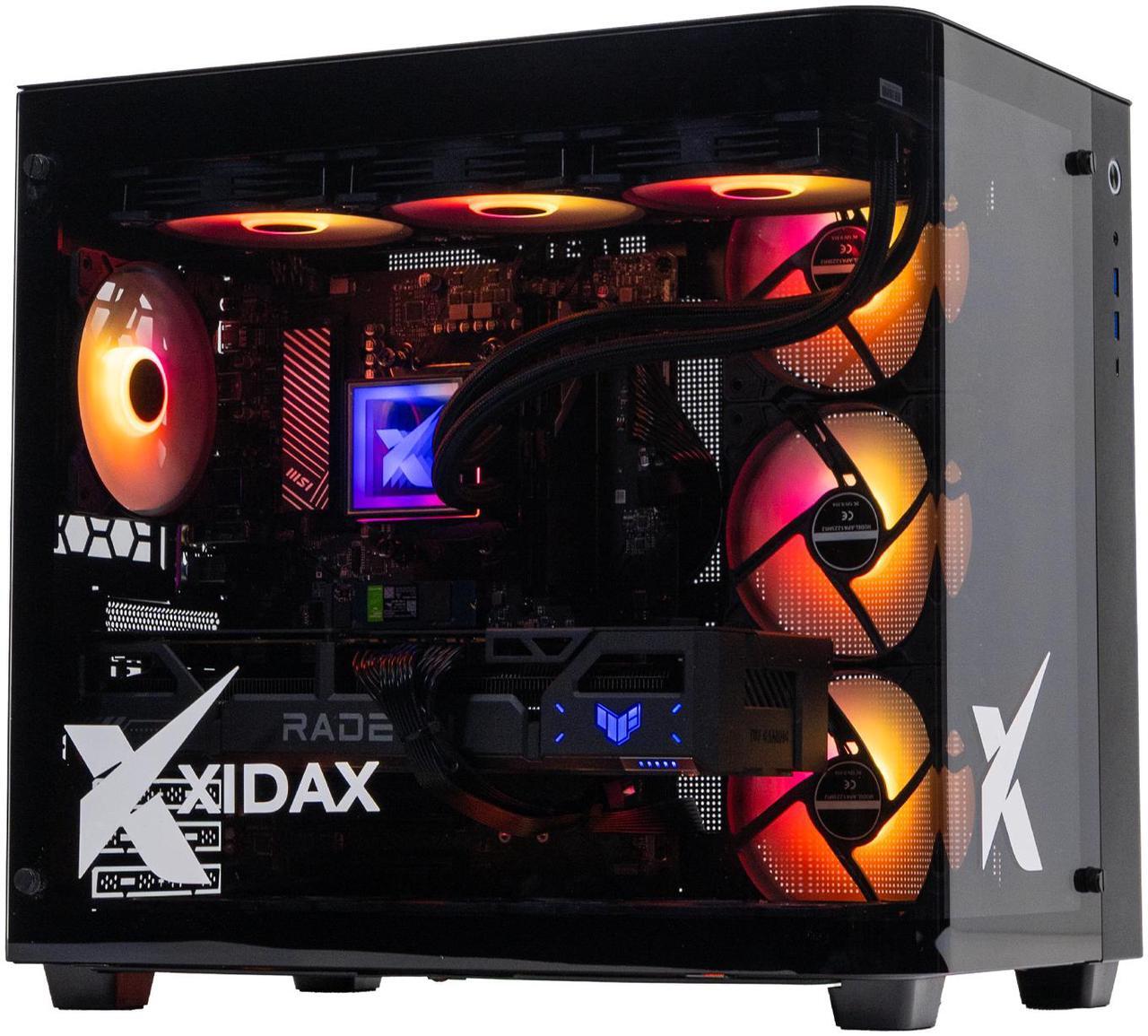 Main image of Xidax X-6 Series AMD Ryzen 9 9800X3D (4.7Ghz, up to 5.2Ghz), AMD Radeon RX 9070XT 16GB, 2TB NVMe M.2 SSD, 32GB (2x16GB) RAM, Genuine Window 11 Home Onami Black Gaming Desktop - Assembled & Serviced