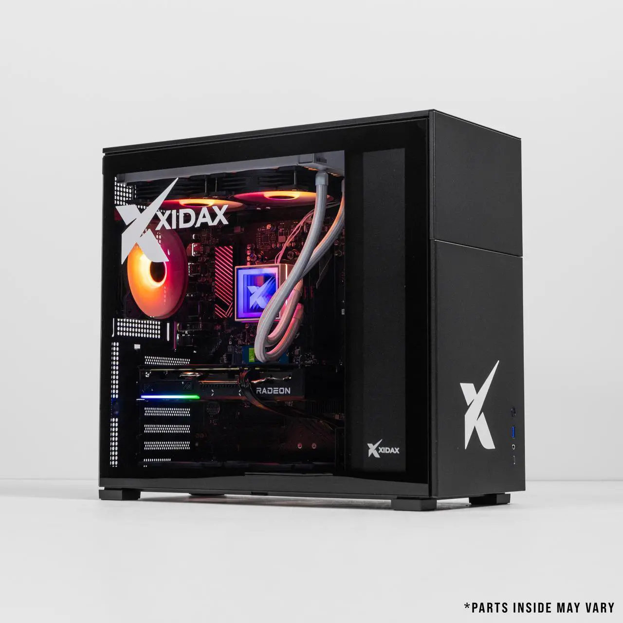 Alt view image 2 of 7 - Xidax X-6 Series AMD Ryzen 5 7600 3.8GHz (up to 5.1GHz) , AMD Radeon RX 9060XT 8GB, 2TB NVMe M.2 SSD, 32GB (2x16GB) RAM, Genuine Window 11 Home Xen Black Gaming Desktop - Assembled & Serviced in Utah