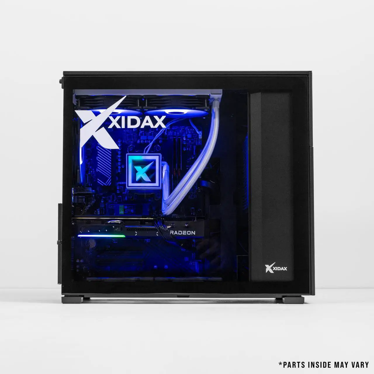 Alt view image 3 of 7 - Xidax X-6 Series AMD Ryzen 5 7600 3.8GHz (up to 5.1GHz) , AMD Radeon RX 9060XT 8GB, 2TB NVMe M.2 SSD, 32GB (2x16GB) RAM, Genuine Window 11 Home Xen Black Gaming Desktop - Assembled & Serviced in Utah