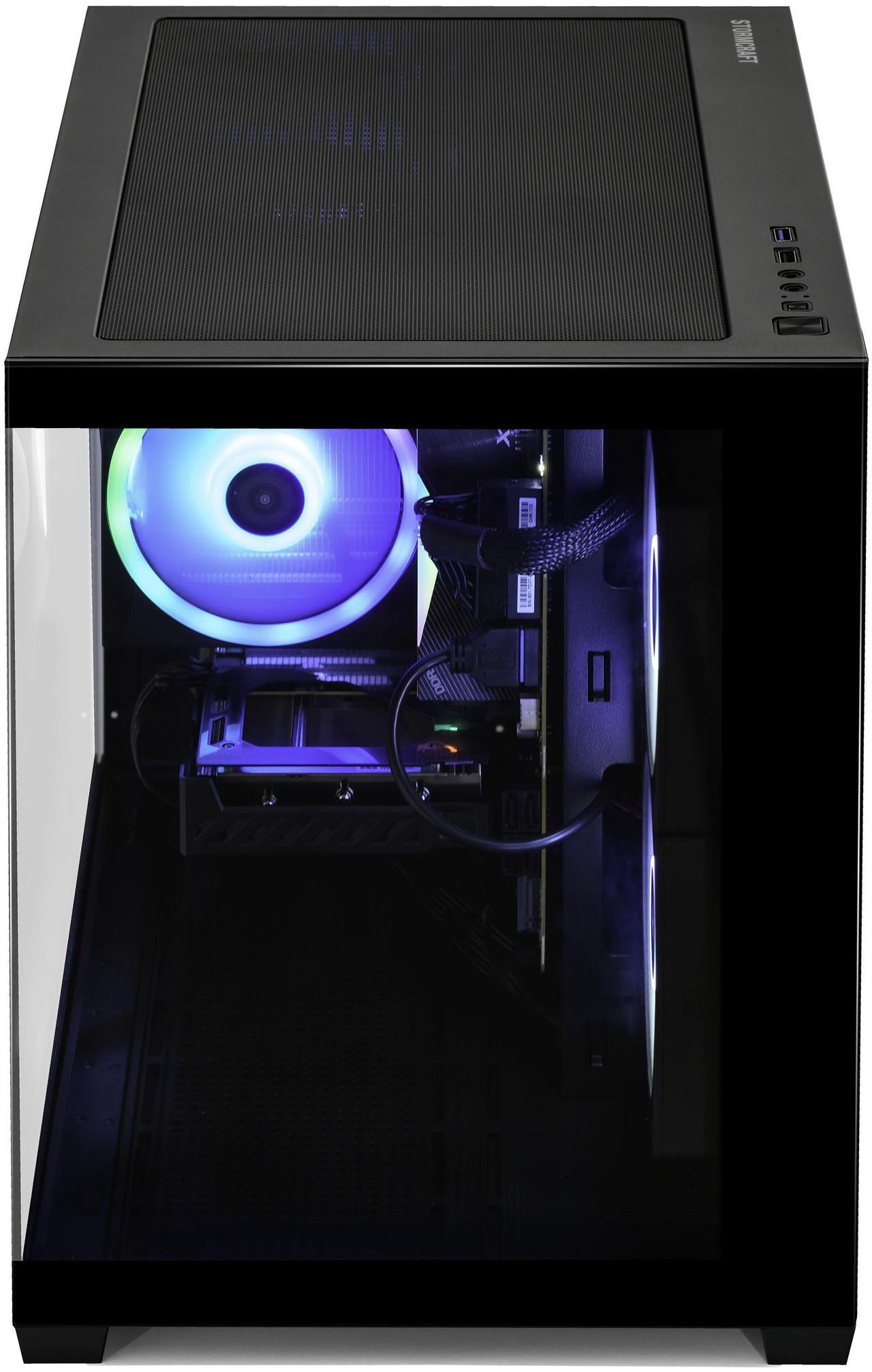 Alt view image 4 of 7 - STORMCRAFT Gaming PC SIRIUS Intel Core i5-14400F NVIDIA GeForce RTX 5070- AI Powered 32GB (16Gx2) DDR5 RGB 6000MHz 2TB NVMe SSD 650W PSU Windows 11 Home - SI1440FCC-570N1