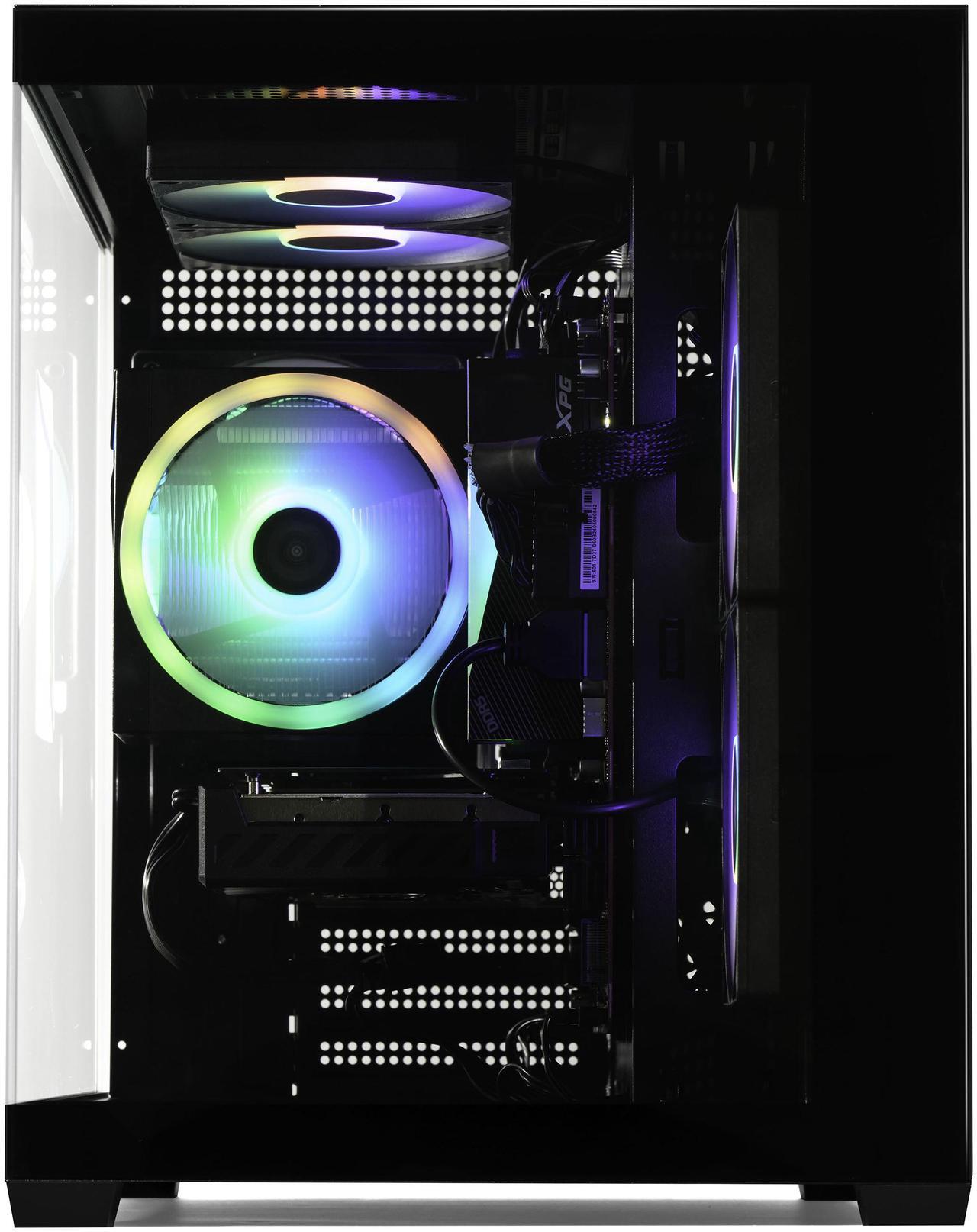 Alt view image 5 of 7 - STORMCRAFT Gaming PC SIRIUS Intel Core i5-14400F NVIDIA GeForce RTX 5070- AI Powered 32GB (16Gx2) DDR5 RGB 6000MHz 2TB NVMe SSD 650W PSU Windows 11 Home - SI1440FCC-570N1