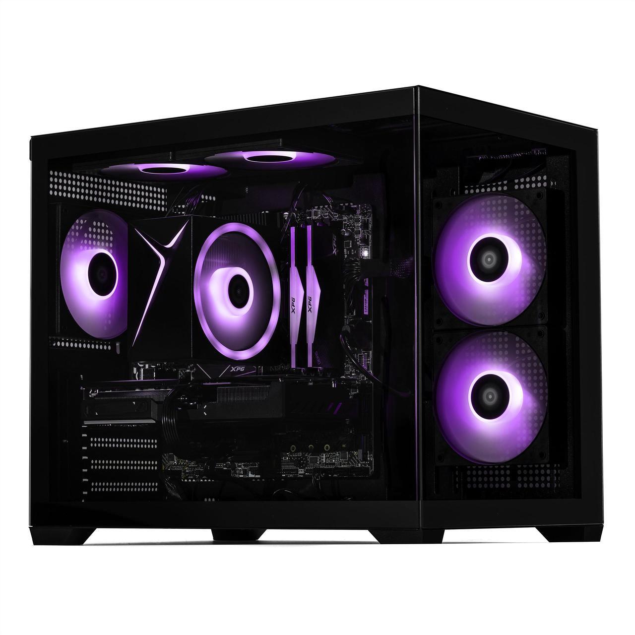 Alt view image 3 of 7 - STORMCRAFT Gaming PC SIRIUS Intel Core i5-14400F NVIDIA GeForce RTX 5070- AI Powered 32GB (16Gx2) DDR5 RGB 6000MHz 2TB NVMe SSD 650W PSU Windows 11 Home - SI1440FCC-570N1