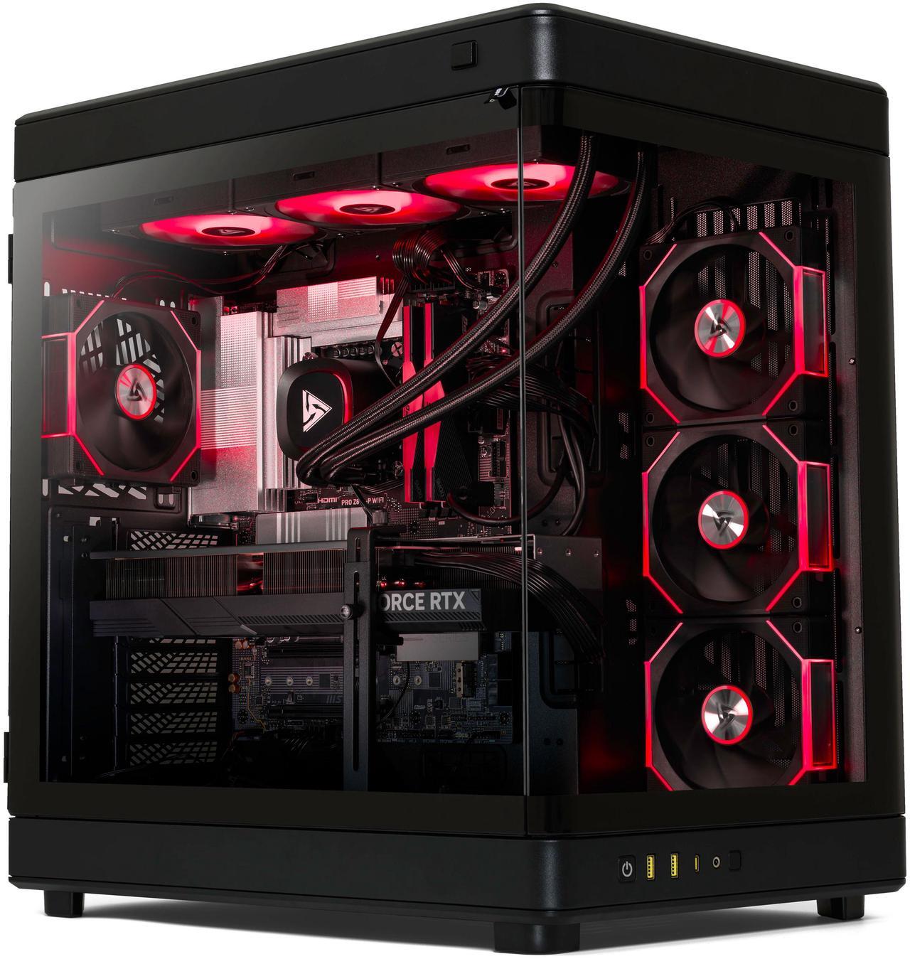 Alt view image 8 of 8 - STORMCRAFT Gaming PC WIZARD AMD Ryzen 7 9800X3D NVIDIA GeForce RTX 5090 – AI Powered 32GB DDR5 6000MHz RGB 2TB SSD 360mm AIO Liquid Cooling Windows 11 Home - WI980XDCC-590N1