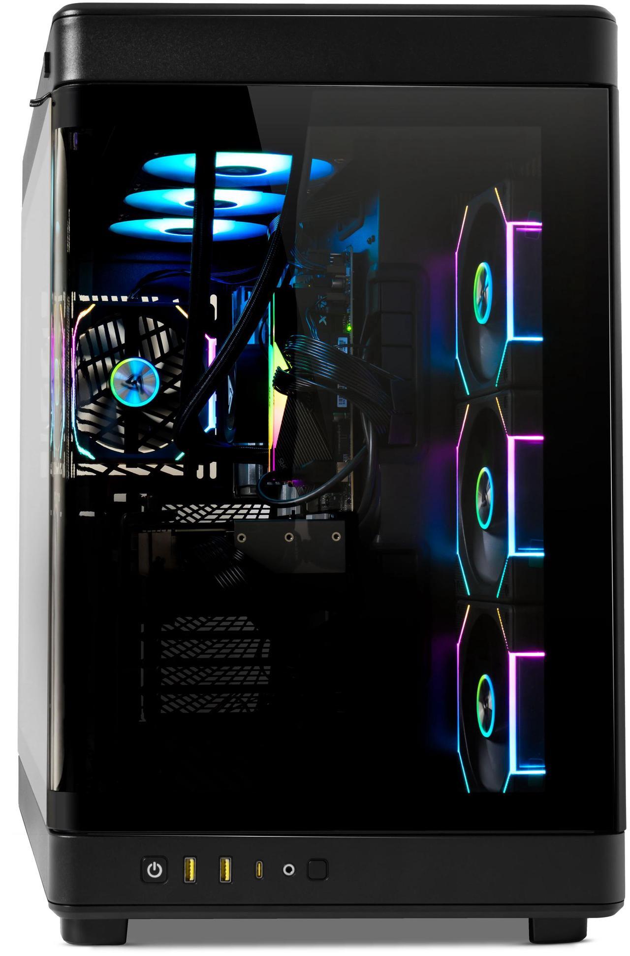 Alt view image 7 of 8 - STORMCRAFT Gaming PC WIZARD AMD Ryzen 7 9800X3D NVIDIA GeForce RTX 5090 – AI Powered 32GB DDR5 6000MHz RGB 2TB SSD 360mm AIO Liquid Cooling Windows 11 Home - WI980XDCC-590N1