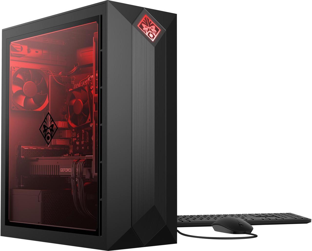 Main image of HP Gaming Desktop OMEN Obelisk 875-0127c Intel Core i5-9400F 16GB DDR4 1TB HDD 256GB SSD GeForce GTX 1660 Windows 10 Home 64-bit