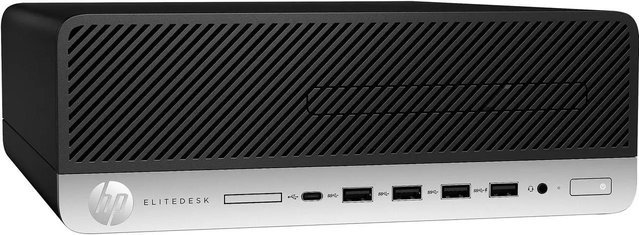 Main image of HP Desktop Computer EliteDesk 705 G5 8LJ47UT#ABA AMD Ryzen 5 3400G 8GB DDR4 256 GB PCIe NVMe SSD AMD Radeon Vega 11 Windows 10 Pro 64