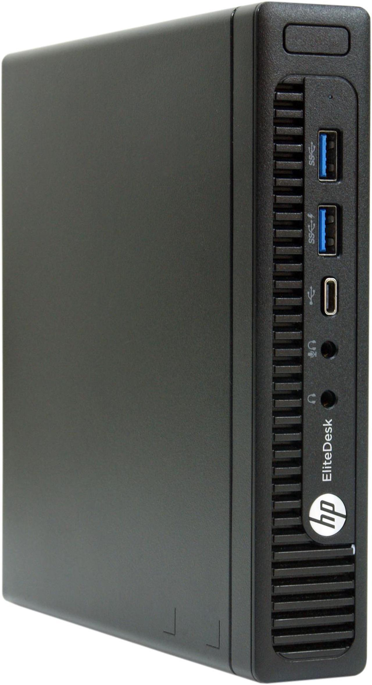 HP Desktop Computer 800 G2-MINI Intel Core i5-6500T 8 GB 256 GB SSD Intel HD Graphics 530 Windows 10 Pro 64-bit