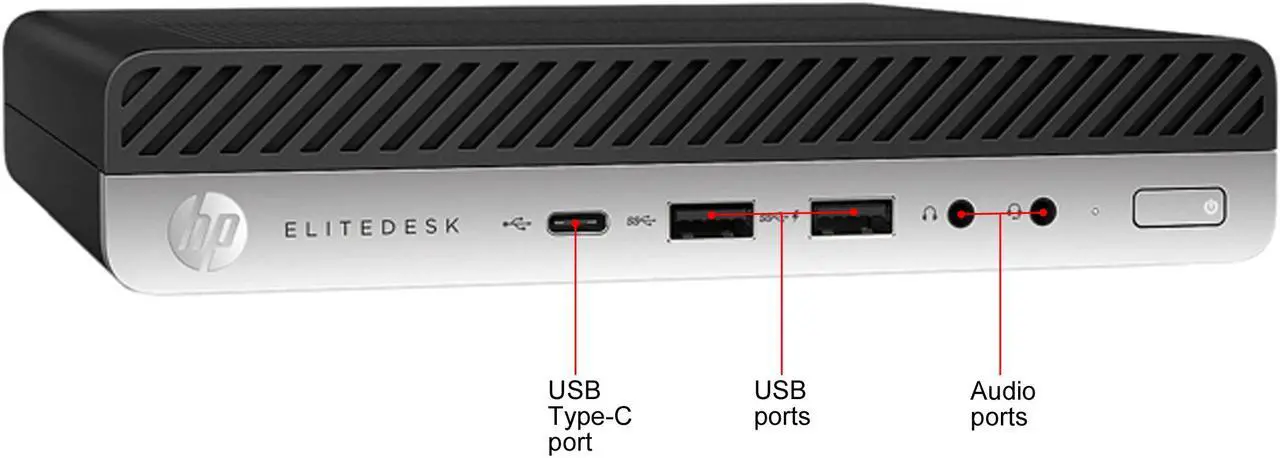 Alt view image 2 of 2 - HP Desktop Computer 800 G3 Intel Core i5-7500T 16 GB 256GB SSD Intel HD Graphics 630 Windows 10 Pro 64-bit