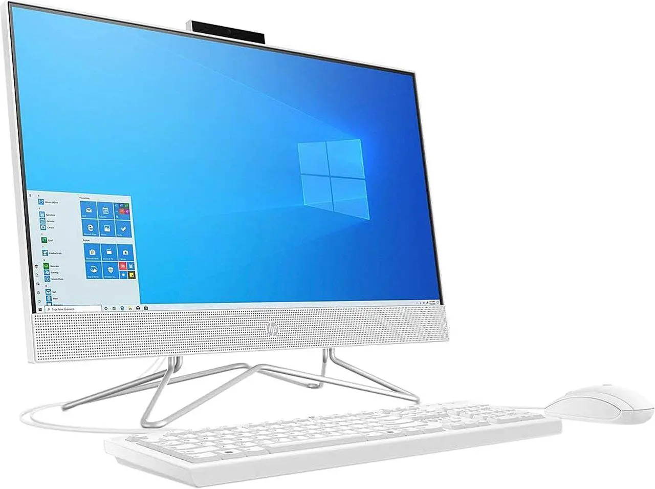 Main image of HP All-in-One Computer (Factory Recertified) 24-dd0017c AMD Ryzen 3 3250U 8GB DDR4 1TB HDD 23.8" Windows 10 Home 64-bit