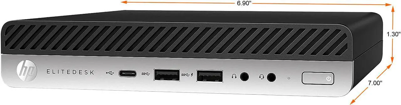 Alt view image 3 of 4 - HP Business Desktop EliteDesk 800 G3-MINI Intel Core i5-7500T 8GB DDR4 256GB SSD Intel HD Graphics 630 Windows 10 Pro 64-bit