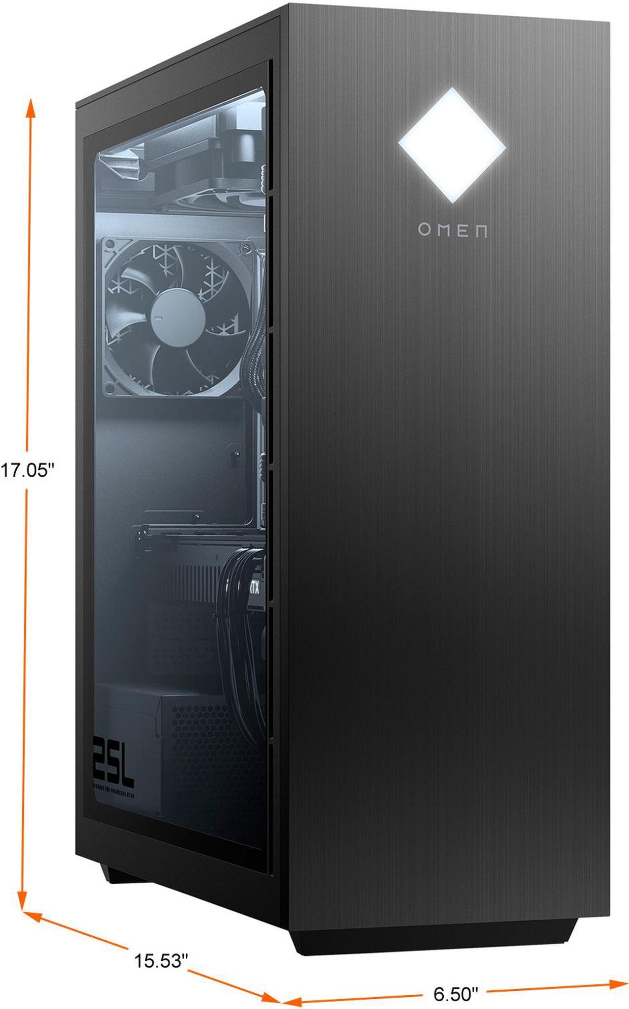 Alt view image 2 of 5 - HP Gaming Desktop OMEN GT12-0024 Intel Core i5-10400 8GB DDR4 512 GB NVMe SSD GeForce GTX 1660 SUPER Windows 10 Home 64-bit