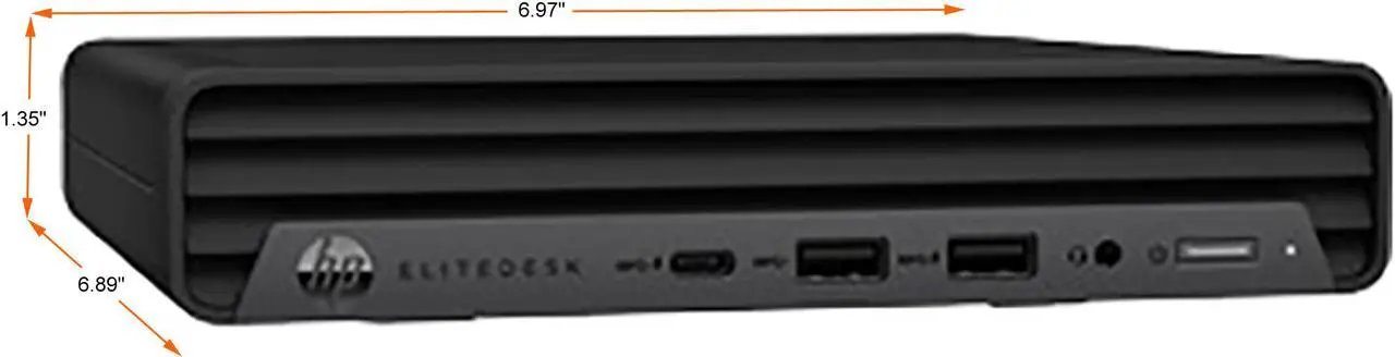 Alt view image 2 of 6 - HP Business Desktop EliteDesk 800 G6 61B59UT#ABA Intel Core i5-10500T 8GB DDR4 256GB PCIe SSD Intel UHD Graphics 630 Windows 11 Pro 64-bit