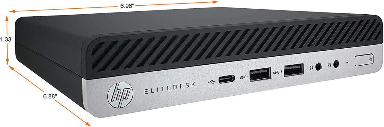 Alt view image 4 of 4 - HP Desktop Computer EliteDesk 800 G5-MINI Intel Core i5-9500T 16GB DDR4 512 GB NVMe SSD SSD Intel UHD Graphics 630 Windows 10 Pro 64-bit