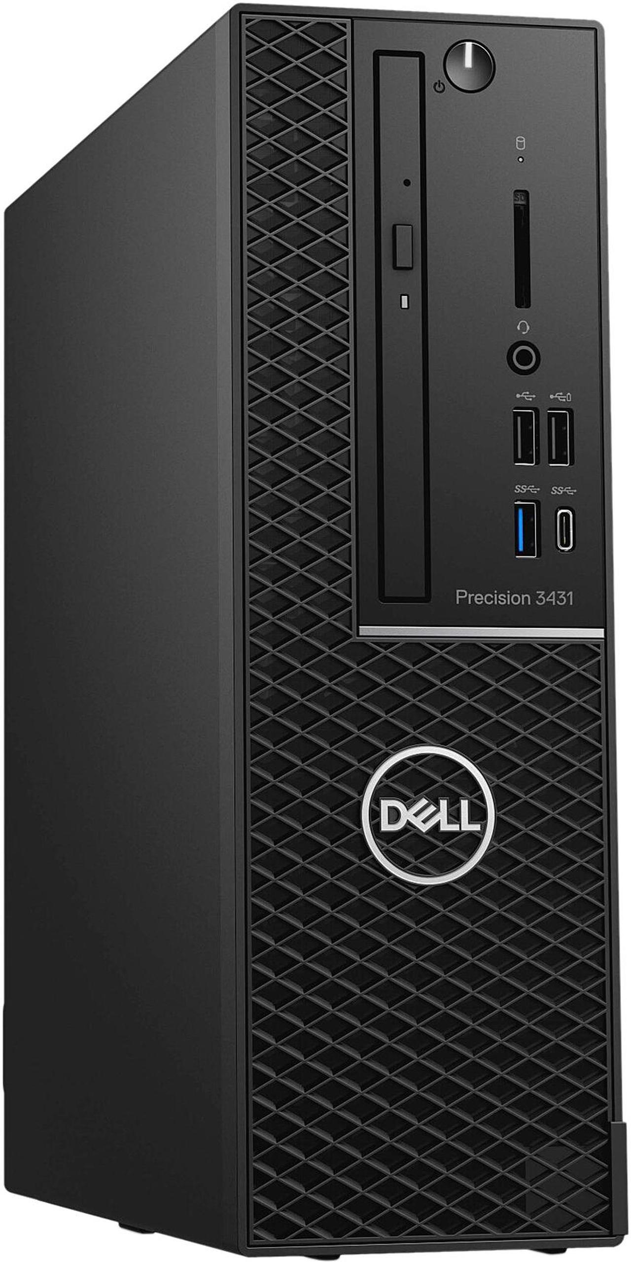 DELL Grade A Desktop Computer Precision 3431 W4Y1T Intel Core i7-9700 16GB DDR4 512 GB PCIe SSD Intel UHD Graphics 630 Windows 10 Pro 64-bit