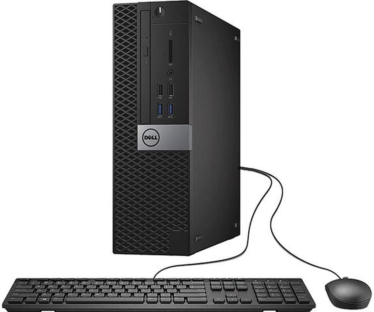 DELL Business Desktop OptiPlex 5050 Intel Core i5 7th Gen 7500 (3.40GHz) 16 GB DDR4 1 TB HDD 256 GB SSD Intel HD Graphics 630 Windows 10 Pro 64-bit (Grade A Refurbished)