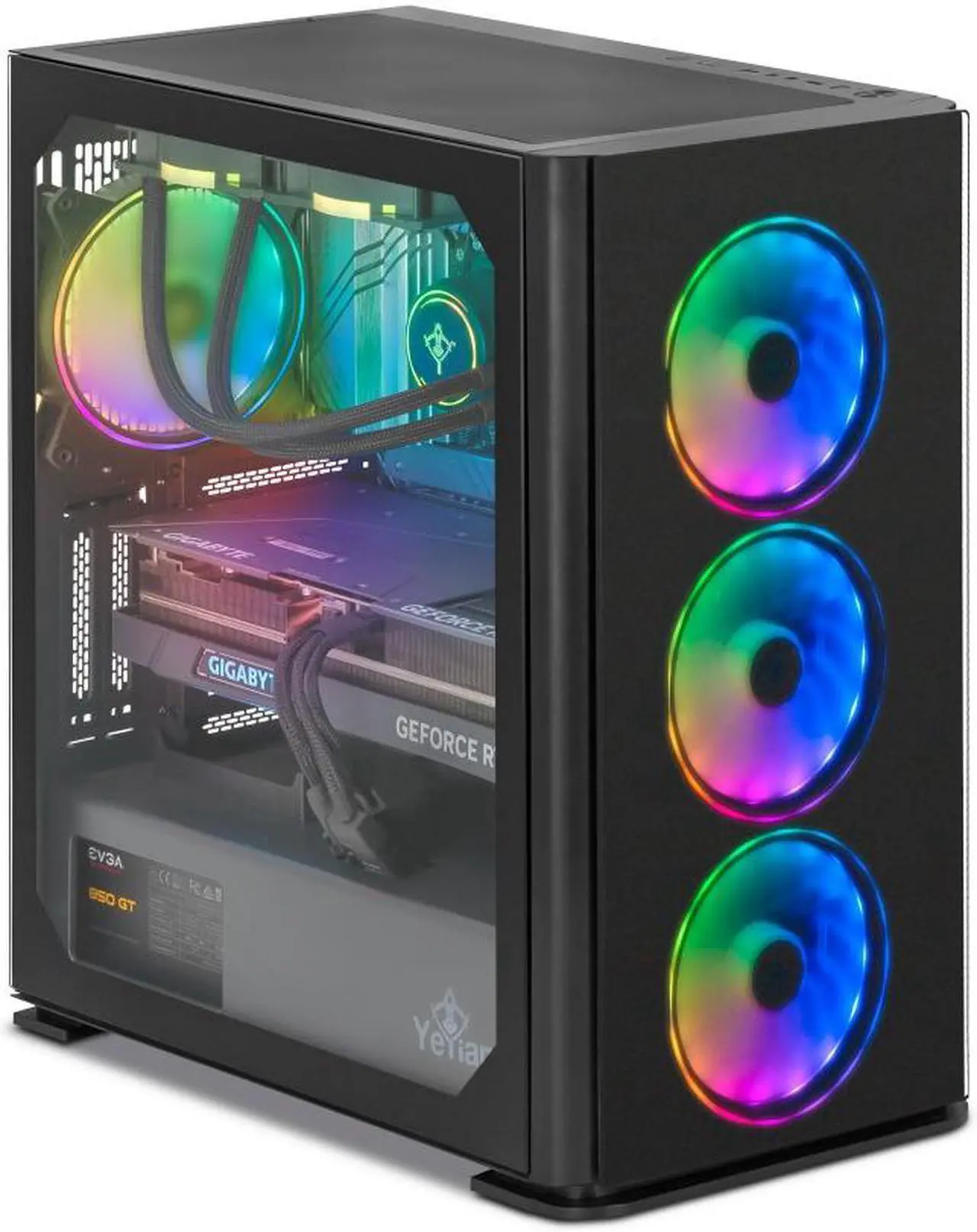 Main image of Yeyian Gaming Desktop YPI-YA27F0B-4701N Intel Core i7-12700F 16GB DDR4 1TB PCIe SSD GeForce RTX 4070 Windows 11 Home 64-bit