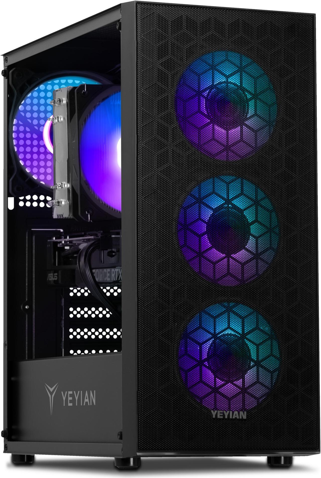 Yeyian Yumi Gaming PC, Intel Core i5-13400F, GeForce RTX 4060 - AI Accelerated, 32GB DDR5 5600MHz RGB, 2TB SSD, 650W PSU, Windows 11 Home, YPI-YU34F0C-4601N