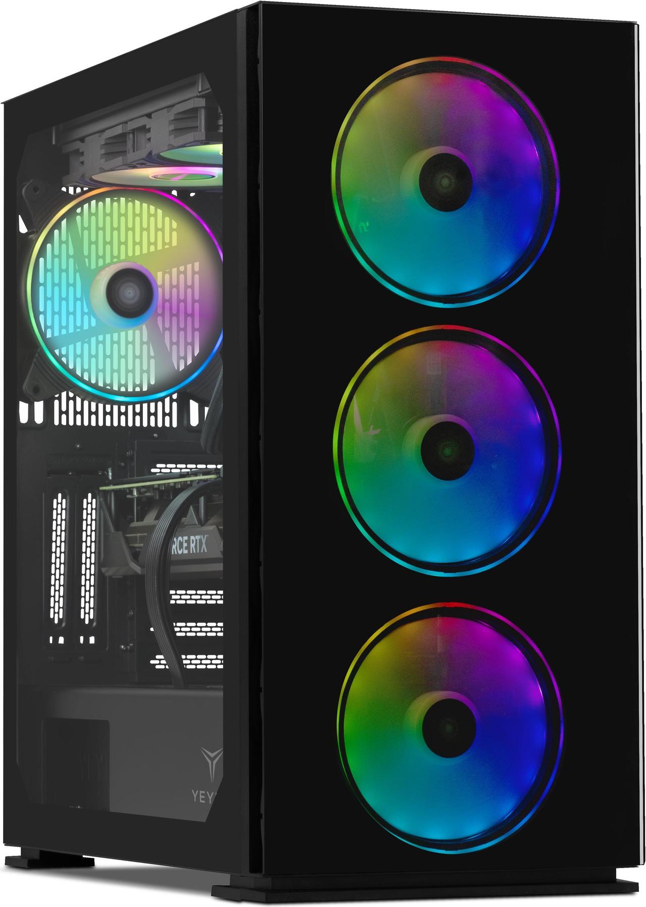 Yeyian Yari Gaming Desktop PC, Intel Core Ultra 5 245KF, Nvidia GeForce RTX 4070 SUPER, 32GB DDR5 6000MHz RGB, 1TB PCIe Gen 4.0 SSD, Windows 11 Home 64-bit, YPI-YA245KF-47S1N