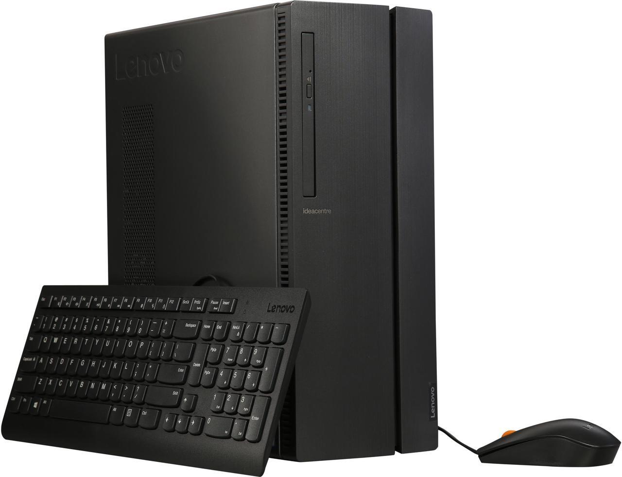 Main image of Lenovo Desktop Computer IdeaCentre 510A-15ICB (90HV0000US) Intel Core i7-8700 16GB DDR4 2TB HDD Intel UHD Graphics 630 Windows 10 Home 64-bit