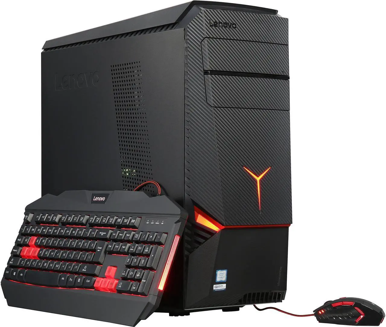 Main image of Lenovo Desktop Computer IdeaCentre Y700-34ISH (90DG000AUS) Intel Core i7 6th Gen 6700 (3.4 GHz) 16 GB DDR4 1 TB SSHD 120 GB SSD NVIDIA GeForce GTX 970 Windows 10 Home 64-Bit