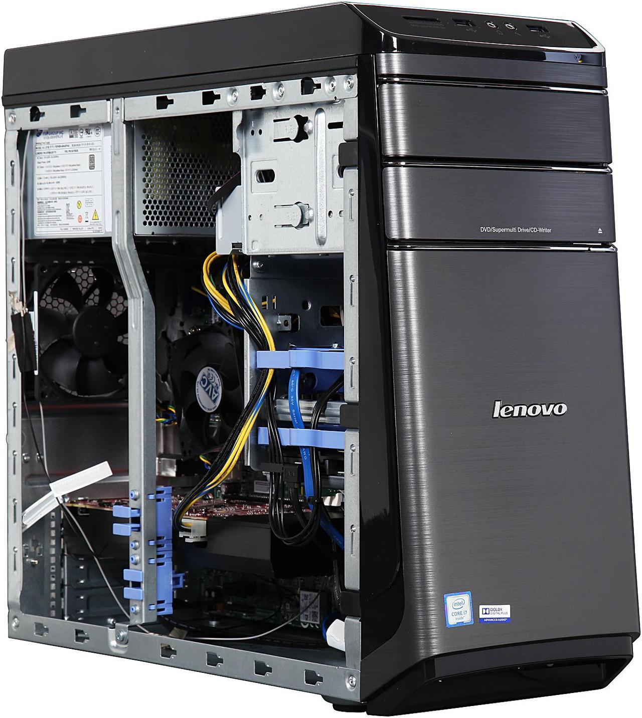 Alt view image 8 of 9 - Lenovo Desktop PC IdeaCentre 700-25ISH (90ED003UUS) Intel Core i7-6700 16GB DDR4 1TB HDD 120GB SSD NVIDIA GeForce GTX 960 Windows 10 Home 64-Bit