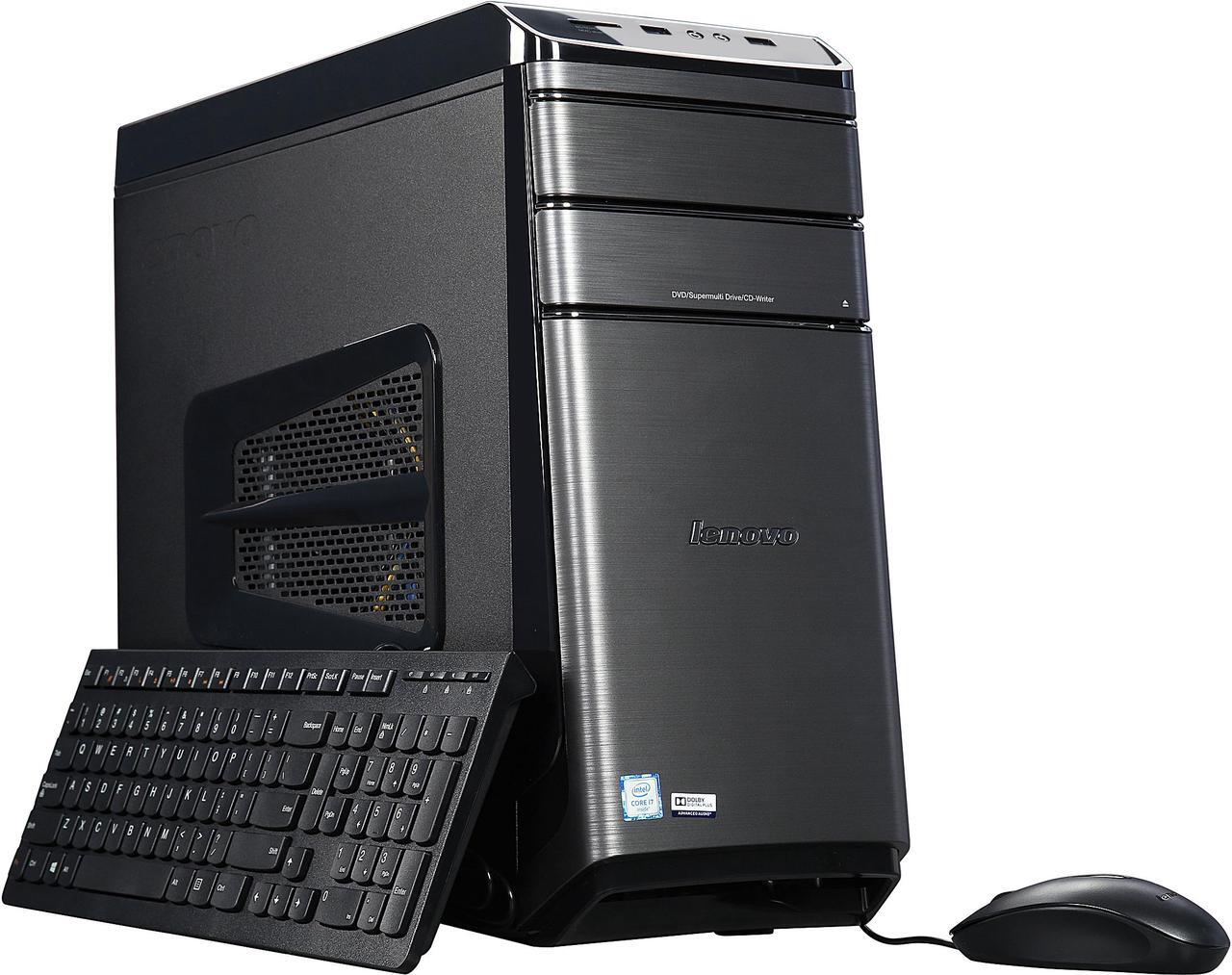 Main image of Lenovo Desktop PC IdeaCentre 700-25ISH (90ED003UUS) Intel Core i7-6700 16GB DDR4 1TB HDD 120GB SSD NVIDIA GeForce GTX 960 Windows 10 Home 64-Bit