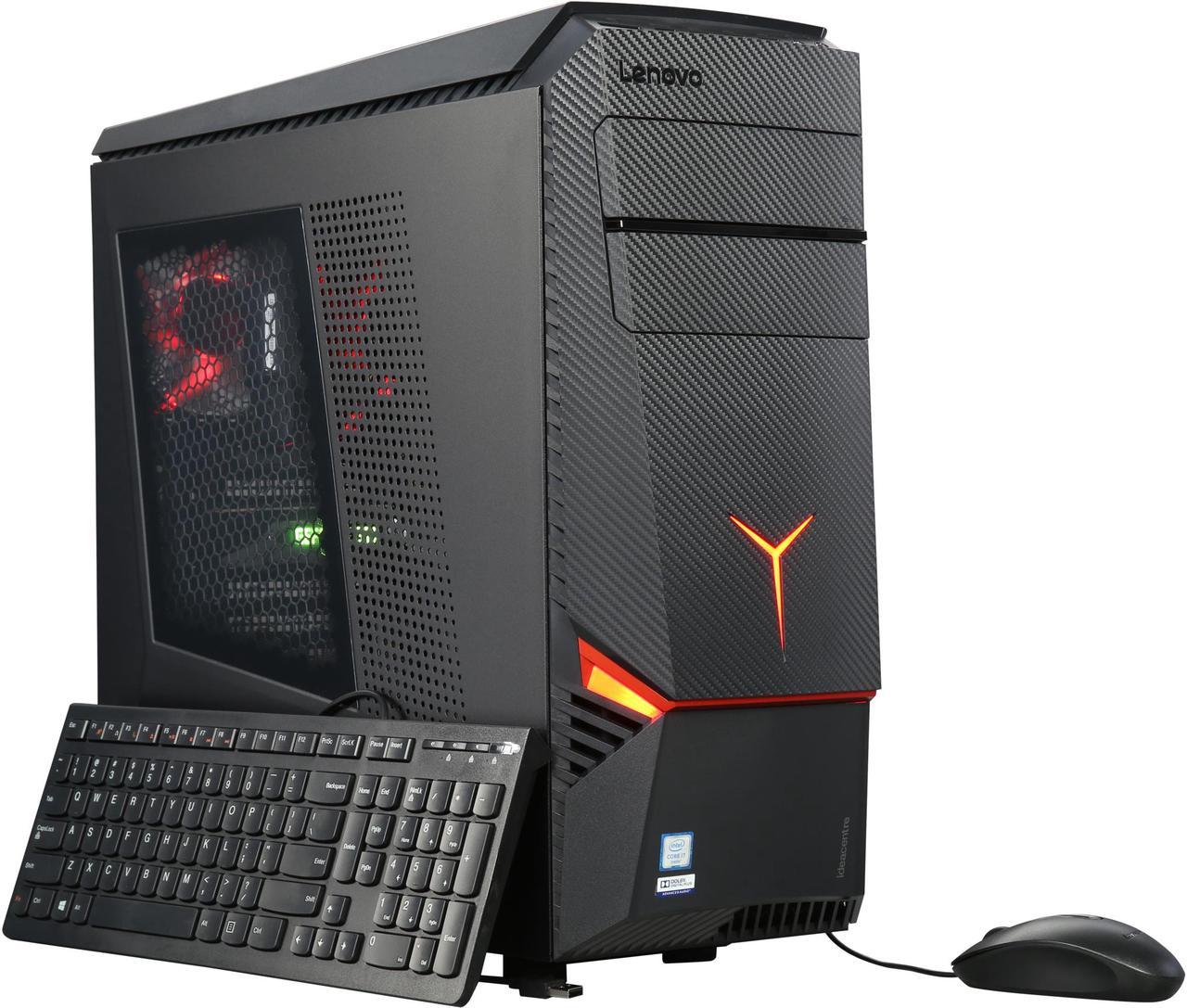 Lenovo Desktop Computer IdeaCentre Y900-34ISZ Intel Core i7-6700K 16GB DDR4 1TB HDD 128 GB SSD AMD Radeon RX 480 Windows 10 Home