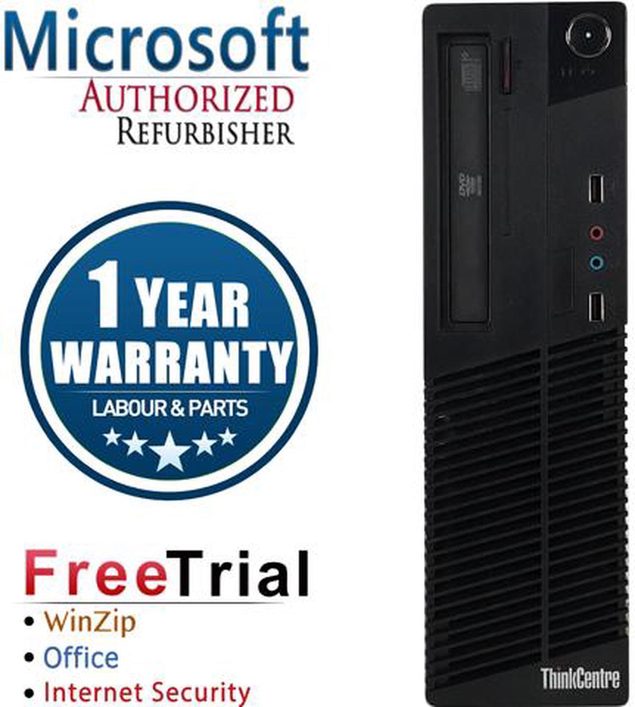 Refurbished Lenovo ThinkCentre M92P SFF Intel Core i5 3470 3.2G / 8G DDR3 / 120G SSD / DVD / Windows 10 Professional 64 Bit / 1 Year Warranty