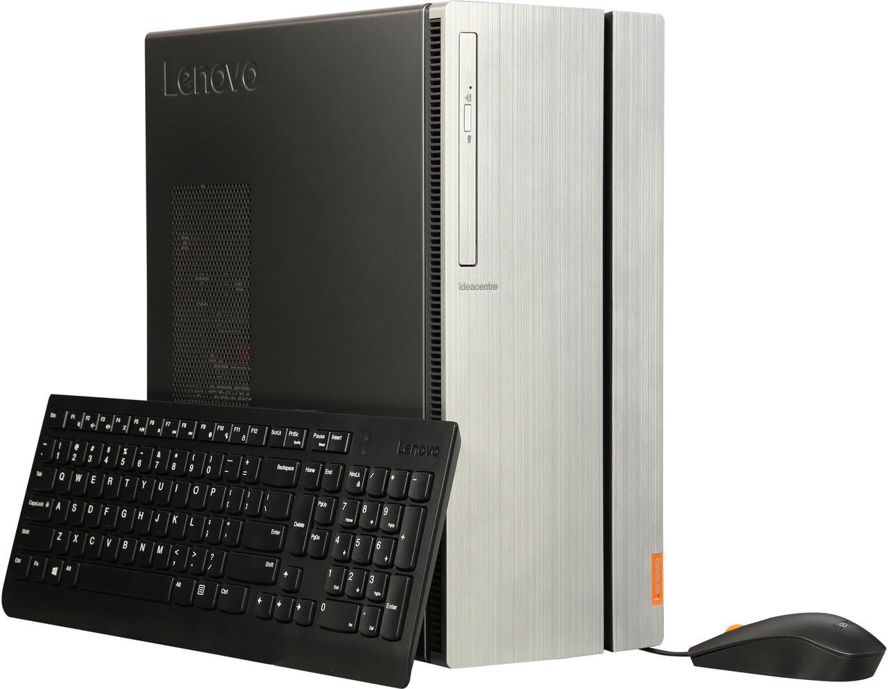 Lenovo Desktop Computer IdeaCentre 720-18IKL (90H00000US) Intel Core i7-7700 8GB DDR4 1TB HDD 128 GB PCIe SSD AMD Radeon RX 460 Windows 10 Home 64-Bit