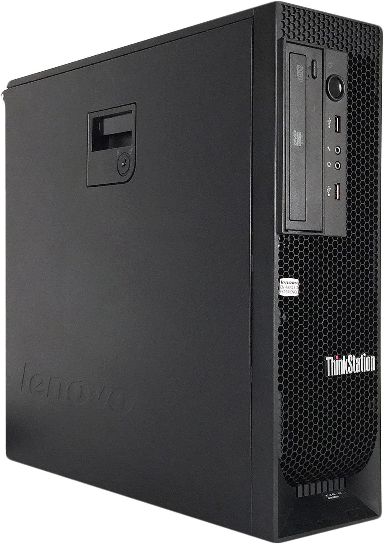 Lenovo Desktop Computer ThinkStation C20-DT Intel Xeon E5620 4GB DDR3 250GB HDD NVIDIA NVS 290 Windows 10 Pro Multi-Language, English / Spanish