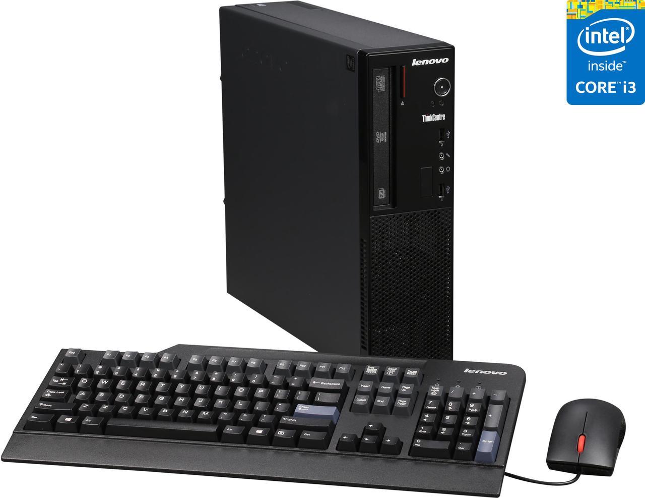 Lenovo Desktop Computer ThinkCentre E73 (10AU00ESUS) Intel Core i3-4150 4GB DDR3 500GB HDD Intel HD Graphics 4400 Windows 7 Professional / Windows 8.1 Downgrade