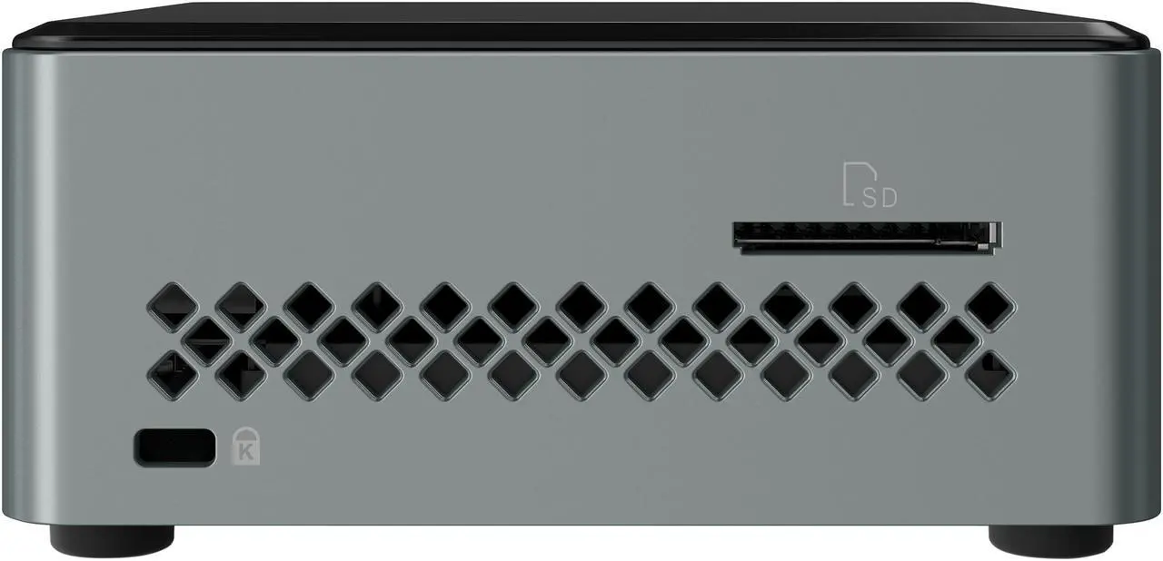 Alt view image 6 of 10 - Intel Desktop Computer NUC Kit BOXNUC6CAYSAJ Celeron J3455 (1.50 GHz) 2 GB DDR3L 32 GB eMMC Intel HD Graphics 500 Windows 10 Home 64-bit