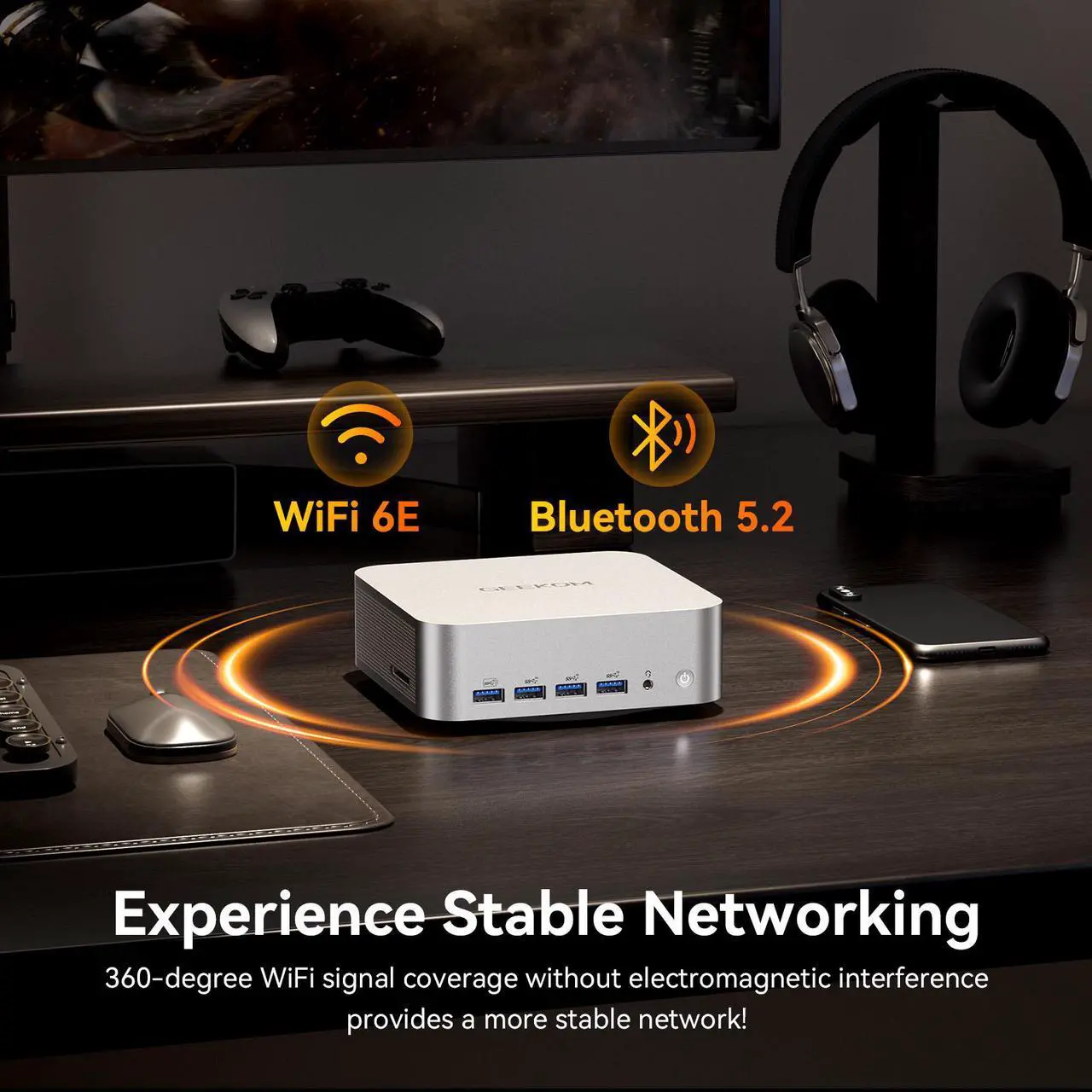 Geekom A8 Max Mini PC - Thumbnail 5