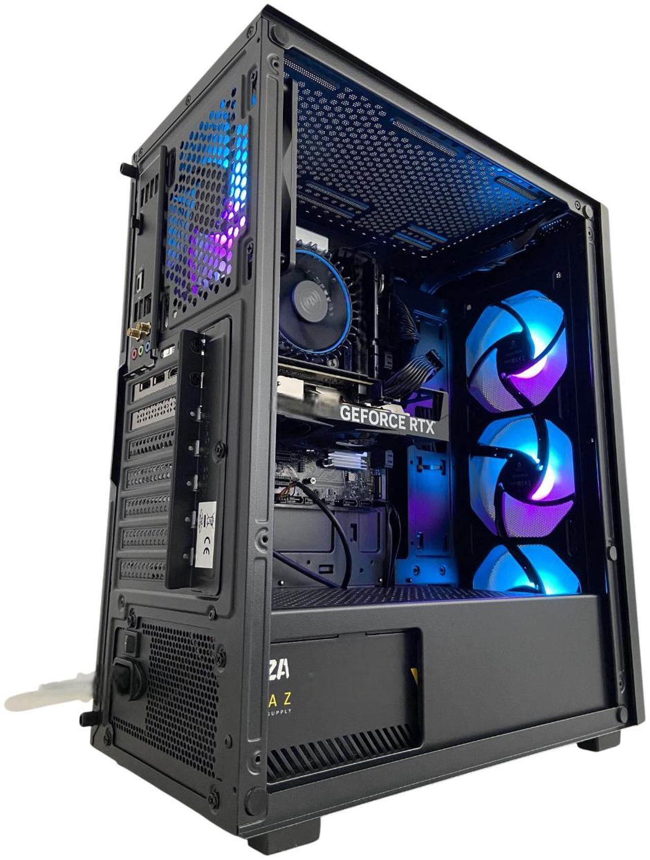 Alt view image 3 of 5 - AZZA Gideon Evo Gaming PC, Intel Core i5-12400F, NVIDIA GeForce RTX 3050, 16GB DDR5, 512GB SSD, Windows 11 Home, 3 Year Warranty