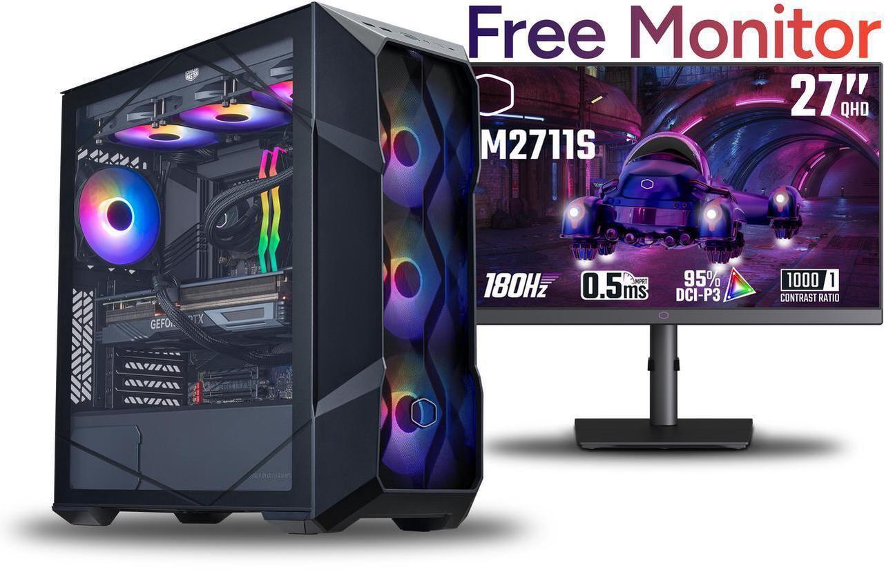 Main image of Cooler Master TD5 Pro - Intel Core Ultra 9-285K - GeForce RTX 5090 - 32GB DDR5 6000MHz - 2TB M.2 NVMe SSD - Windows 11 - 360mm AIO - Gaming PC (AYG-M6C9-N69GIA32-N1)