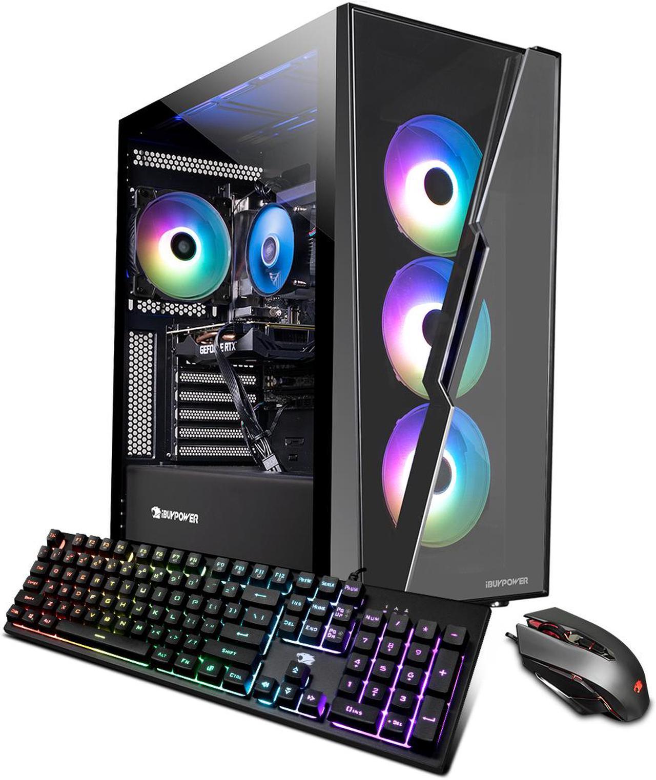 iBUYPOWER Gaming Desktop SlateHakoI5N3601 Intel Core i5-12400F 16GB DDR4 1 TB NVMe SSD GeForce RTX 3060 Windows 11 Home 64-bit