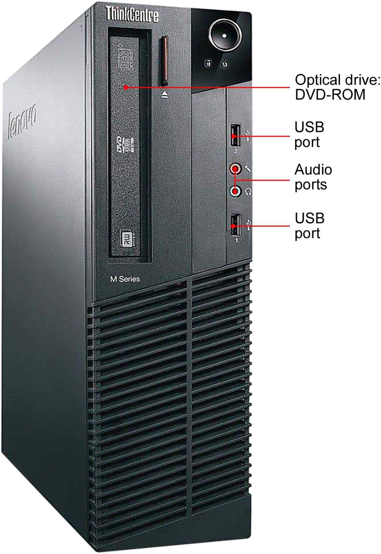 Alt view image 2 of 3 - Lenovo Desktop Computer ThinkCentre M91p Intel Core i5-2400 8GB DDR3 500GB HDD Intel HD Graphics 2000 Windows 10 Pro