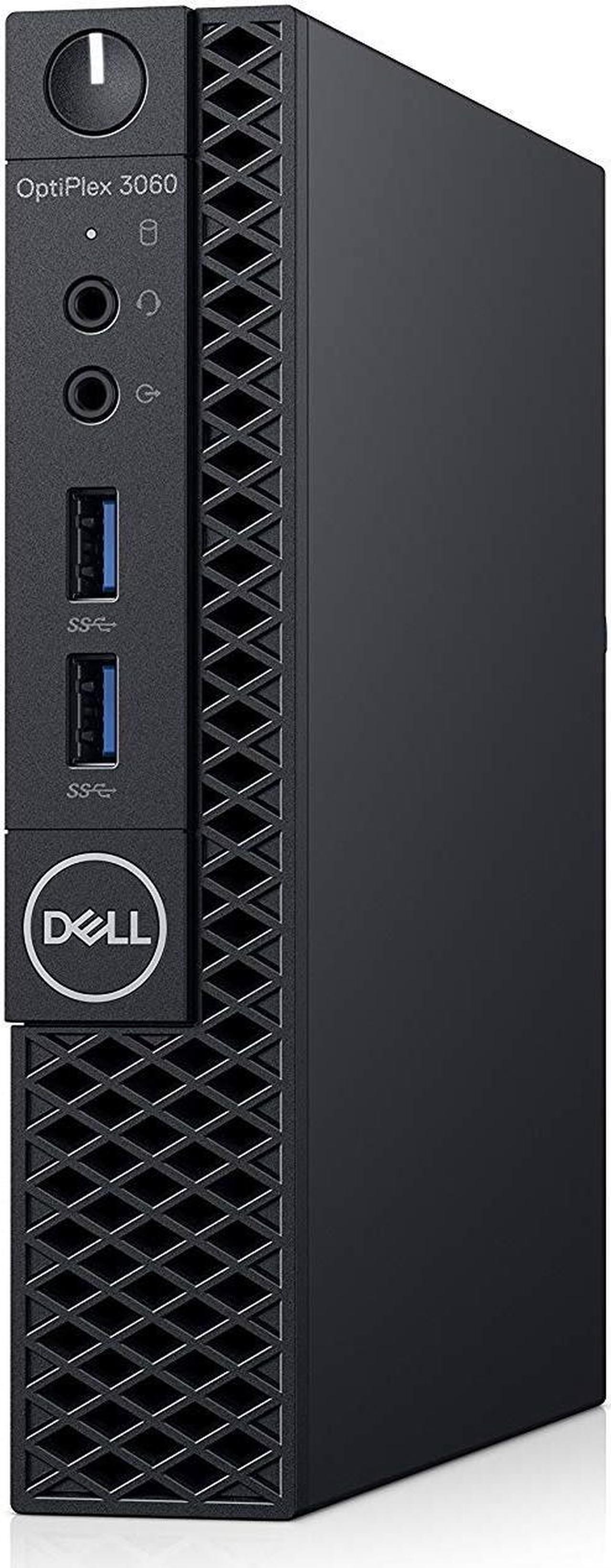 Dell Optiplex 3060 Intel Core i5-8500T X6 3.5GHz 8GB 256GB SSD Win10, Black (Certified Refurbished)