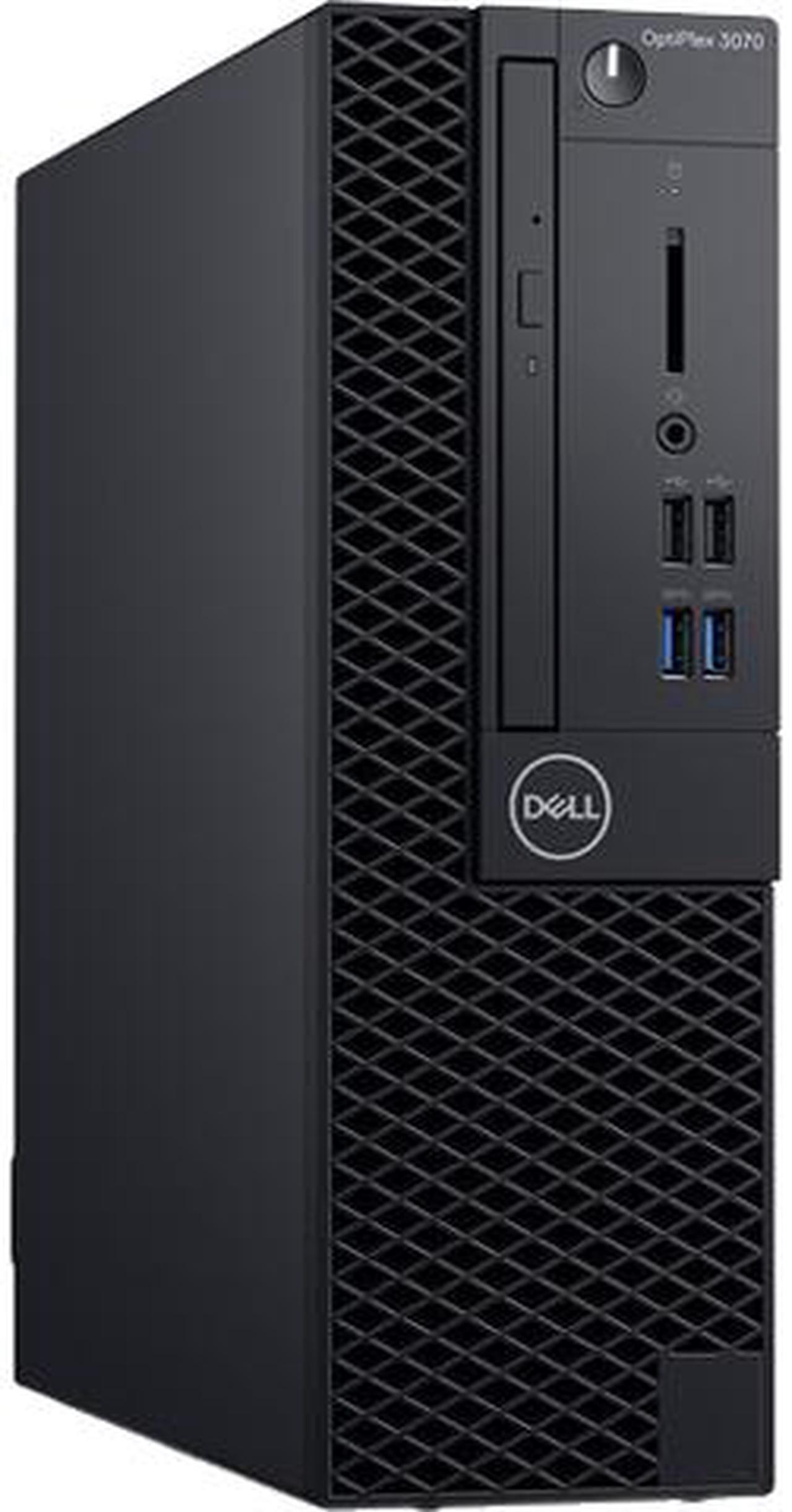 DELL OPTIPLEX 3070 (CPJT9) - Business Desktop PC - Intel Core i5 9500 (6-Core 3.0 GHz), Intel UHD Graphics 630, 8 GB DDR4, 256 GB SSD, Intel H370, Small Form Factor, Windows 10 Pro 64-bit