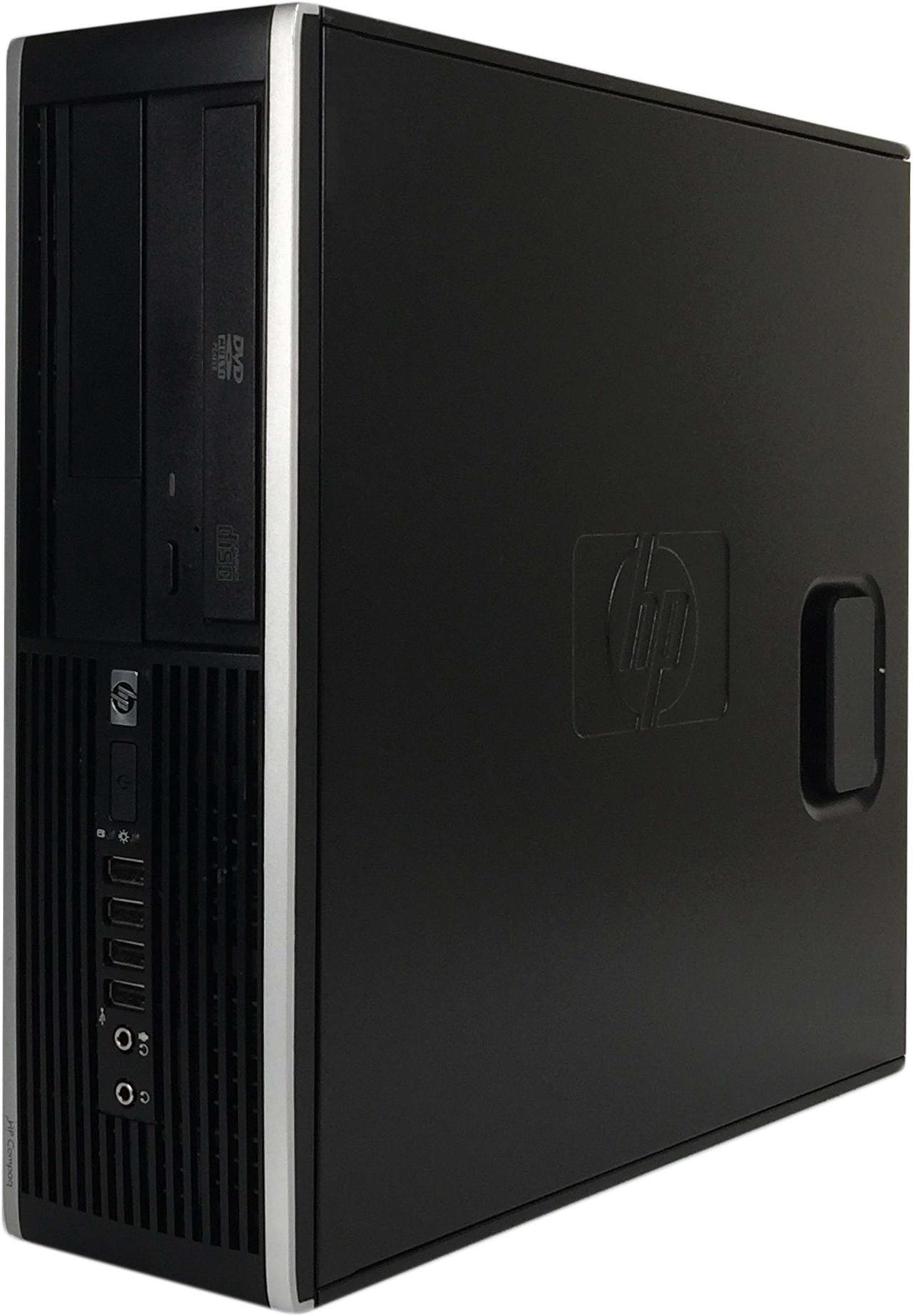 Refurbished HP Grade A Compaq Pro 6305 Small Form Factor Computer, AMD A6-5400B (3.6 GHz), 8G DDR3, 512G SSD, DVD, Windows 10 Pro 64-bit (English/Spanish), 1 Year Warranty