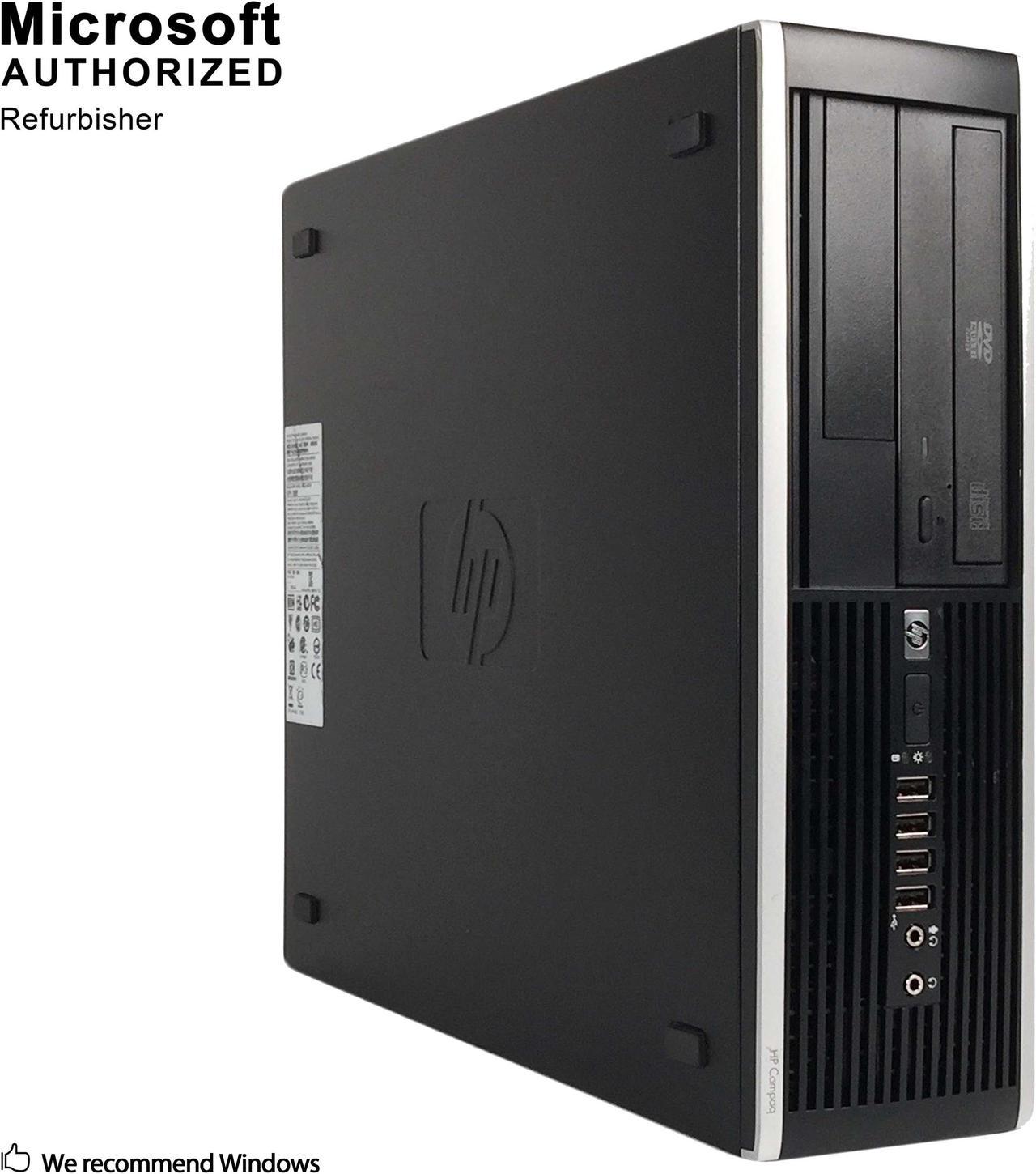 Refurbished HP Grade A Elite 8200 Small Form Factor, Intel Core I5 2500 3.3G, 16G DDR3, 512G SSD, DVDRW, WIFI, BT 4.0, Win 10 Home 64 Bit-Multi-Language, 1 Year Warranty