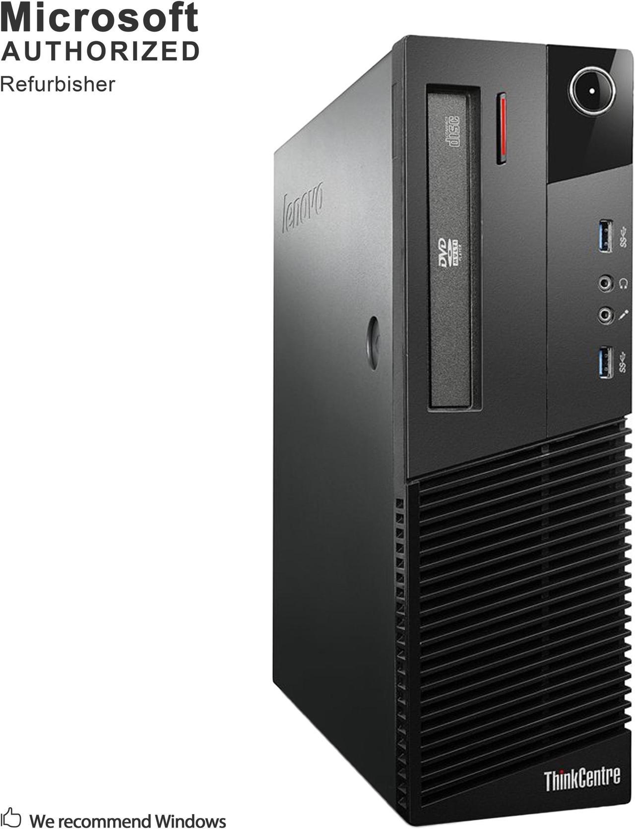 Refurbished Lenovo ThinkCentre M83 Small Form Factor Intel Core i5 4570 3.20 GHz / 16 GB DDR3 / 240GB SSD / DVD / WIFI / HDMI Cable / Bluetooth 4.0 / Windows 10 Professional 64 Bits / 1 Year Warranty