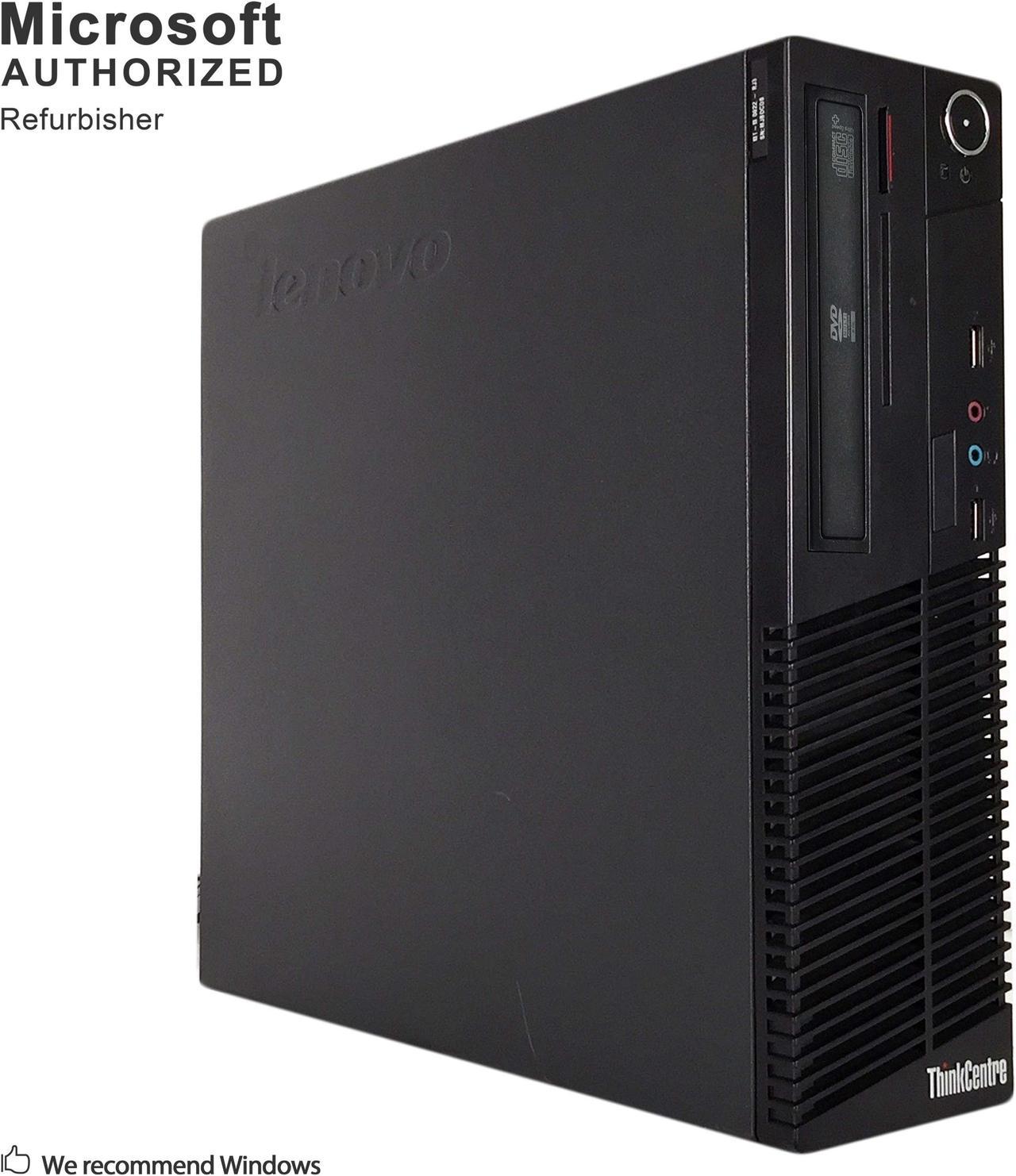 Certified Refurbished 2018 Lenovo ThinkCenter M73 SFF Intel i5 4570 3.20GHz, 16GB DDR3, 2TB HDD, DVD, WIFI, BT 4.0, HDMI, USB 3.0, VGA, DP Port, Windows 10 Professional 64 Bits